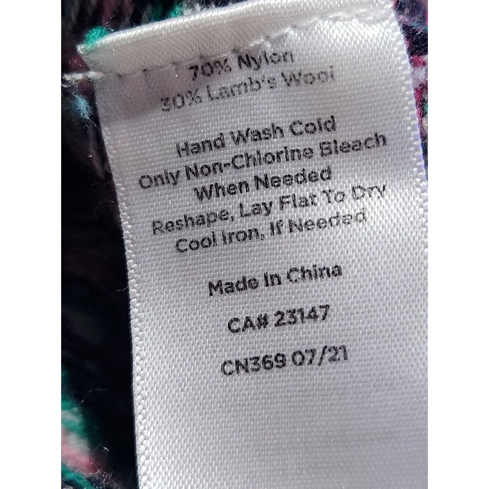 Talbots Women's Large Fair Isle Pattern Classic W… - image 4